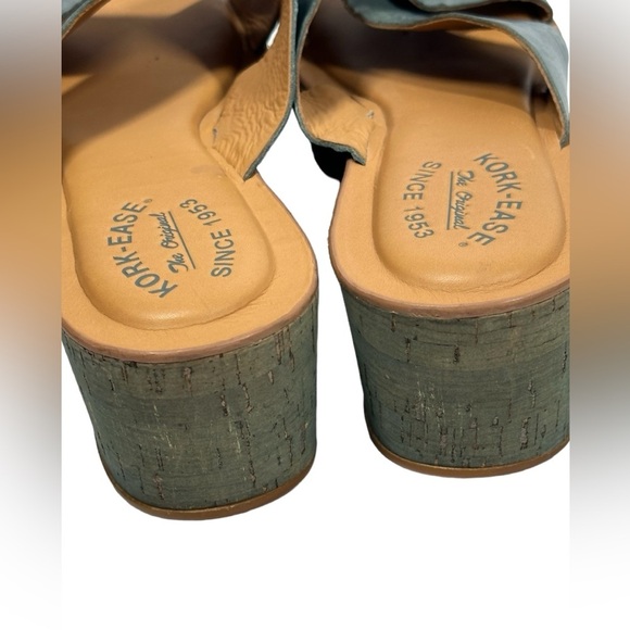 Kor-Ease NWOT Sabrina Leather Sandals Foam Wedge K16232 Cushioned US 11 EU 43 - Picture 6 of 9